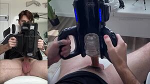 Уау, опитвам новата xspacecup xt5 авто-строкер играчка за първи път!