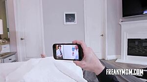 Ginger Stepmom Lets Me Feel Her Fiery Patch for Warmth