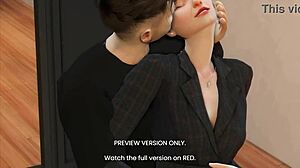 Natalie's heart pounds in a naughty secret affair with her boyfriend's friend in 3D hentai