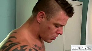 The doctor examines the patient's big ass with a blowjob