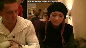 Redhead Picked Up For Outdoor Toilet Encounter