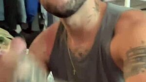 sucking his huge cock while he plays video games part 2