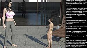 Small gesture unfolds in episode 4 of 3d cartoon sex