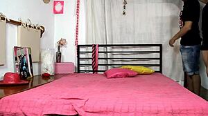 hey, this sexy german teen coed gets horny every evening with cum creampie and oral action