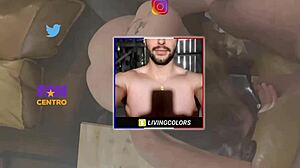 Free - Tattooed French Brunette Gets Mouth and Pussy Banged Hard From Behind!