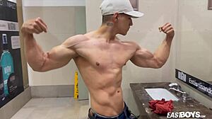 Hey, just caught up with Jhon Bianco in Colombia, part two. This interview turned into a wild handjob session with that monster cock!