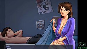 뜨거운 MILF가 밤에 몰래 들어와 블로우잡과 타기 해!