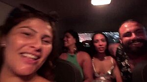 Hey, I'm getting ready for some public fun on the beach! Who wants to join? 😜