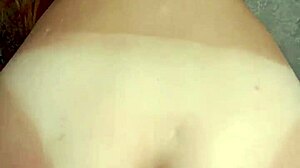 Hot Brunette Rides Cock And Gets Anal Creampie!