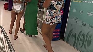 Hey, I'm getting ready for some public fun on the beach! Who wants to join? 😜