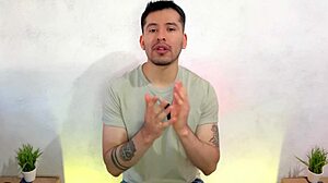 barista boss makes new twink employee suck in coffee shop storage! ☕😈