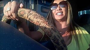 Bronz Bodybuilder'larla Vahşi Açık Hava Kıç Sikişi, Büyük Klitoris!