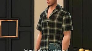 Natalie's heart pounds in a naughty secret affair with her boyfriend's friend in 3D hentai