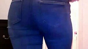 Tightest Jeans Ever on Display