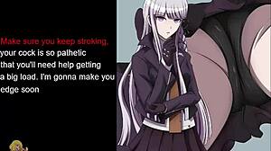 kyoko dominates in femdom hentai from danganronpa game