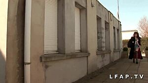 french brunette student slammed with double penetration in a wild libertin club