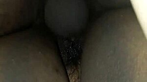 wife and husband share intimate homemade moments in private space