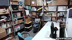 yo, sarah banks goes deep on that horny lp officer's huge rod!