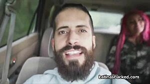 damn, this unique latina got pounded hard at her first casting ever! 💥