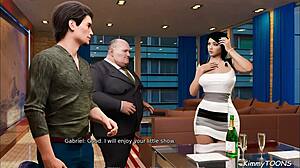 anna submits to boss on desk with deepthroat