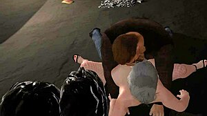 Plump cougar spreads legs on street