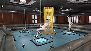 Sexy Multi Pole Dance In Fallout 4 💃