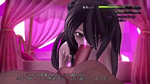 hero battles the demon king's four heavenly kings in this femdom hentai