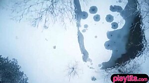 Winter hideout bang with wife