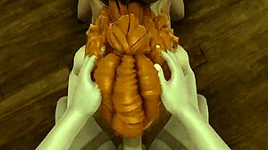 Aloy deepthroats perfect ass!