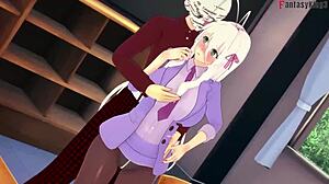 Hey, check out akeno and rias gremory in that wild 3some hentai