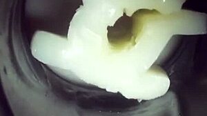 Wow, check inside my fleshlight with messy creampie!