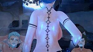 Exciting Arlecchino Adventure in Anime!