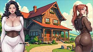 Oh no, my maid step mom isn't wearing panties in taboo hentai!