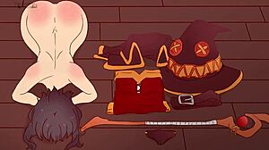 alya sucking sperm from speed condom in russian hentai parody 😊