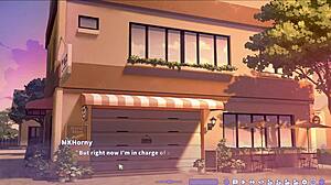 I have lovey dovey uncensored hentai with my female boss shizuko in missionary position