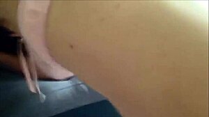 an amateur slut endures spanking and doggystyle fucking in lingerie, deepthroating and rimming while clothed