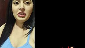 After workout, banging a hot guy, came back with creampie for cuckold to lick.