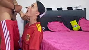 Bold Gay Sex in Adidas Pants