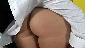 Blonde cougar Kylie Worthy chases that BBC cum scent for a massive facial! Wow!