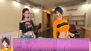 hot steamy shower in summer city hentai scene