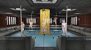 Sexy Multi Pole Dance In Fallout 4 💃