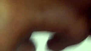 black amateur bends over for doggystyle