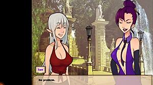 wet hentai pussy teased in league of legends parody