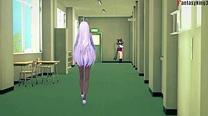 Hey, check out akeno and rias gremory in that wild 3some hentai