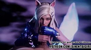 league of legends ahri makes you cum in uncensored hentai ai