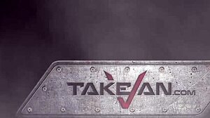 Intense group rough sex with chubby pickup babe in the van, cowgirl riding and cumshot.