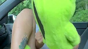 Desperate slut performs horny sex tape audition with toys