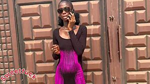 calabar babe paid to ride my massive cock hard! 💦