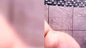 uh, soapy shower outside gym, oops!