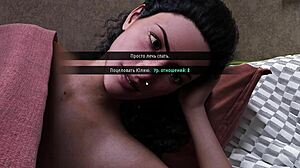 Cartoon babe in doggystyle action with hairy twist in gameplay.